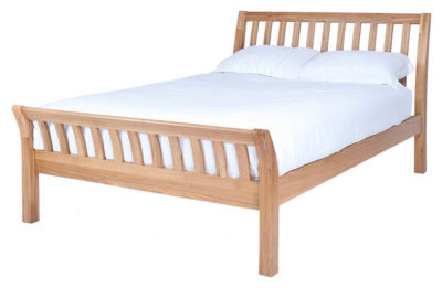 Silentnight Lancaster Double Bed Frame - Solid Oak.